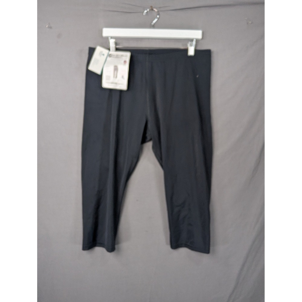 Aero Tech Designs Cyclewear Womens 3X Black Spandex Capri Tights 7117